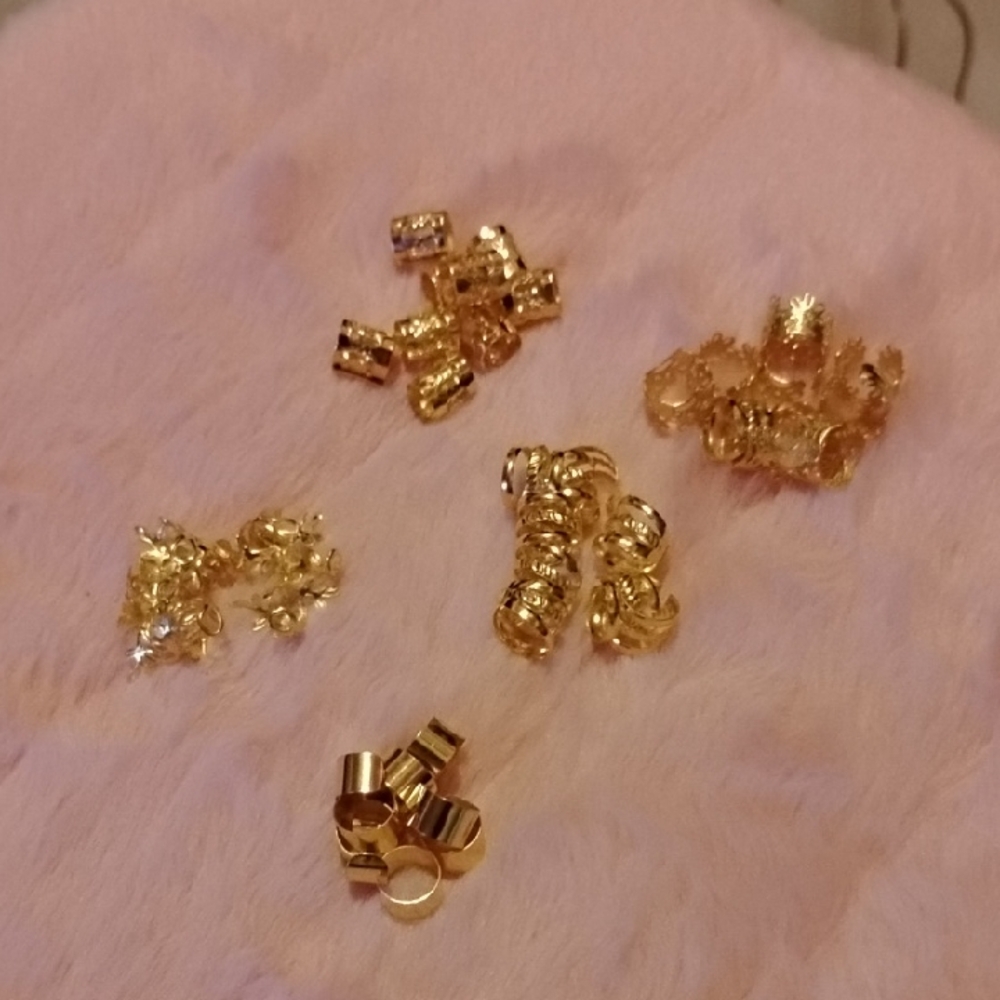 Gold-Tone Hair Jewelry